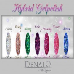 gamme glitter hybrid gelpolish denato